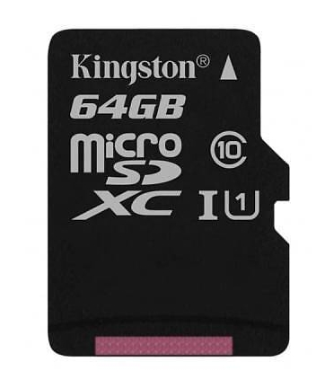 Карта памяти Kingston Canvas Select SDCS/64GBSP microSDXC 64GB Карта памяти Kingston Canvas Select SDCS/64GBSP microSDXC 64GB