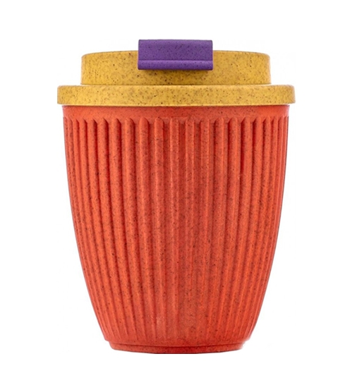 Многоразовый стакан Walmer Eco Bean W24201808 250мл (красный/желтый) Многоразовый стакан Walmer Eco Bean W24201808 250мл (красный/желтый)
