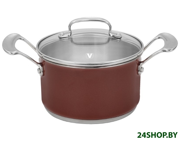 Кастрюля VITESSE VS-1490 (красный) Кастрюля VITESSE VS-1490 (красный)