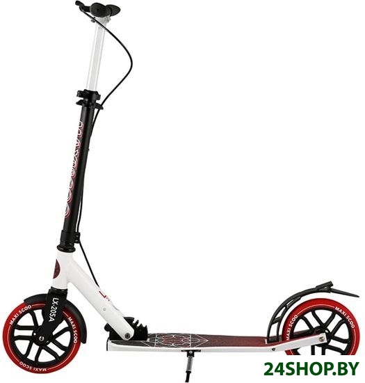 Двухколесный подростковый самокат Maxiscoo LX-205A MSC-LX205A-R (красный) Двухколесный подростковый самокат Maxiscoo LX-205A MSC-LX205A-R (красный)