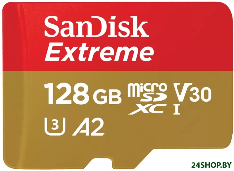 Карта памяти SanDisk Extreme SDSQXAA-128G-GN6GN microSDXC 128GB Карта памяти SanDisk Extreme SDSQXAA-128G-GN6GN microSDXC 128GB