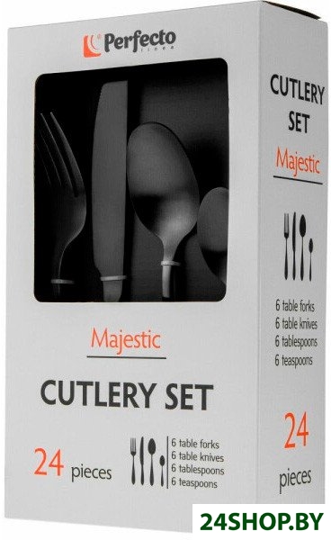 Набор столовых приборов Perfecto Linea Majestic 21-250130BLM Набор столовых приборов Perfecto Linea Majestic 21-250130BLM