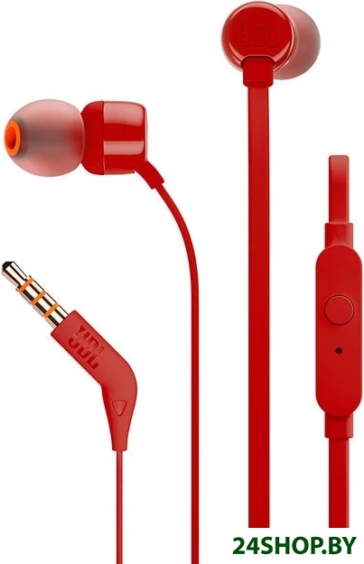Наушники JBL Tune 110 (красный) Наушники JBL Tune 110 (красный)