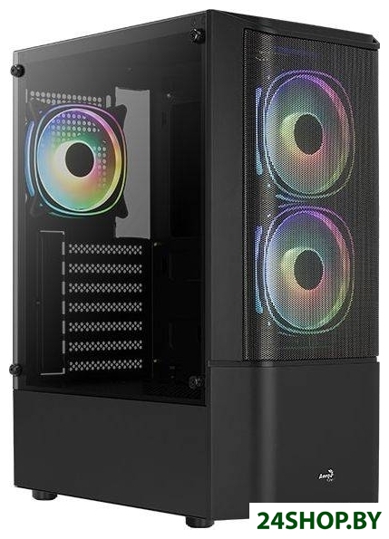 Корпус AeroCool Quantum Mesh Mesh-G-BK-v1 Корпус AeroCool Quantum Mesh Mesh-G-BK-v1