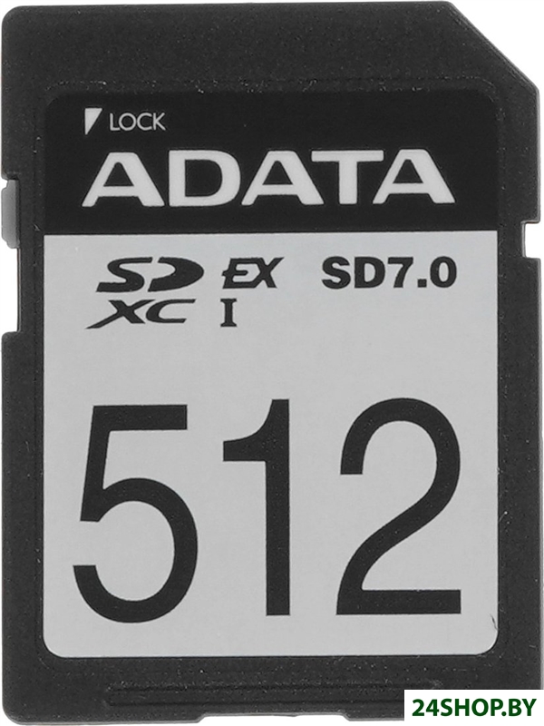 Карта памяти ADATA Premier Extreme SDXC SD 7.0 512GB ASD512GEX3L1-C Карта памяти ADATA Premier Extreme SDXC SD 7.0 512GB ASD512GEX3L1-C