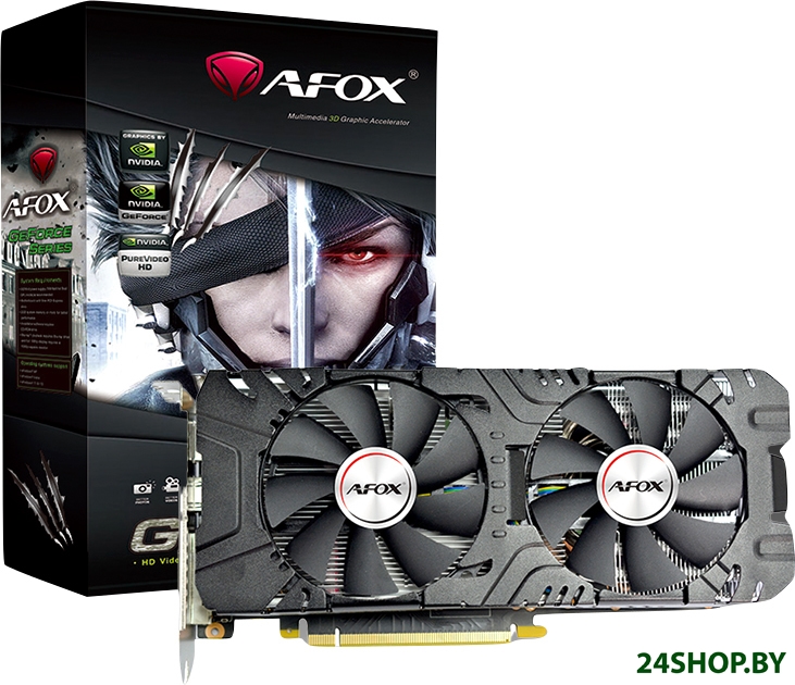 Видеокарта AFOX GeForce RTX 2060 6GB GDDR6 AF2060-6144D6H7 Видеокарта AFOX GeForce RTX 2060 6GB GDDR6 AF2060-6144D6H7