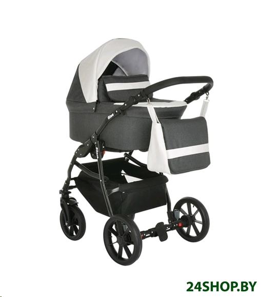 Детская универсальная коляска Pituso Nino 2 в 1 Metalic White (3007) Детская универсальная коляска Pituso Nino 2 в 1 Metalic White (3007)