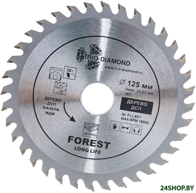 Пильный диск Trio Diamond FLL801 Пильный диск Trio Diamond FLL801
