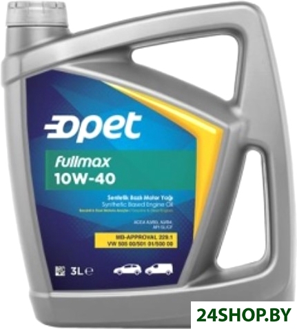 Моторное масло Opet Fullmax 10W40 3л Моторное масло Opet Fullmax 10W40 3л