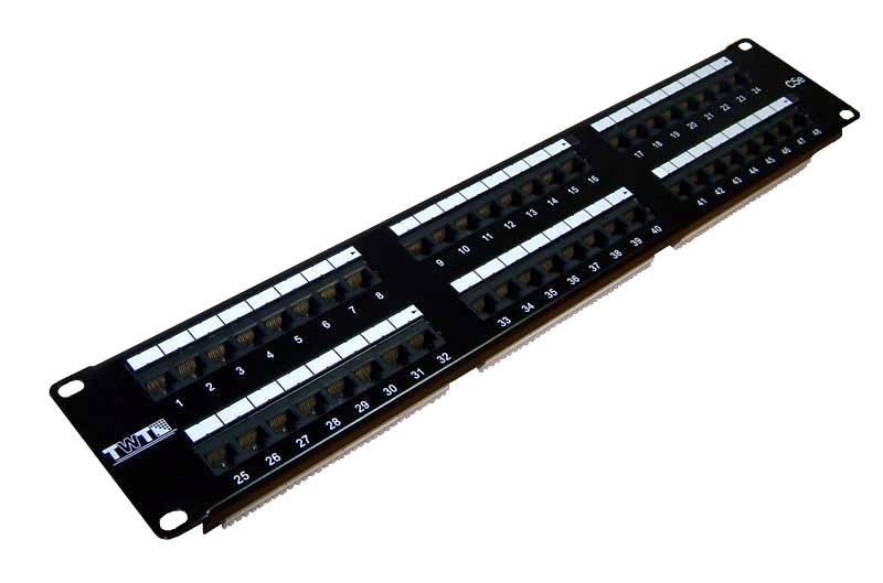 Патч-панель Lanmaster TWT-PP48UTP Патч-панель Lanmaster TWT-PP48UTP