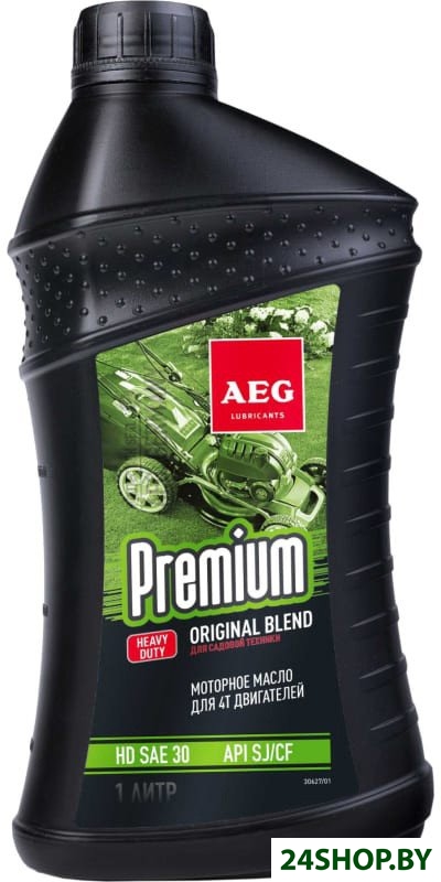Моторное масло AEG Lubricants Premium HD SAE 30 API SJ/CF 1л Моторное масло AEG Lubricants Premium HD SAE 30 API SJ/CF 1л