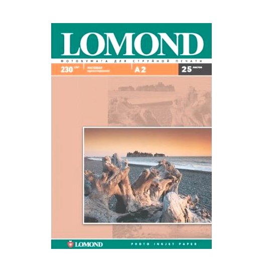 Фотобумага Lomond Односторонняя матовая A2 230 г/м2 25л (0102139) Фотобумага Lomond Односторонняя матовая A2 230 г/м2 25л (0102139)