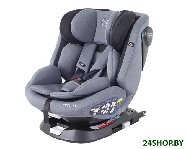 Детское автокресло Rant Nitro Isofix UB619 (серый/черный) Детское автокресло Rant Nitro Isofix UB619 (серый/черный)