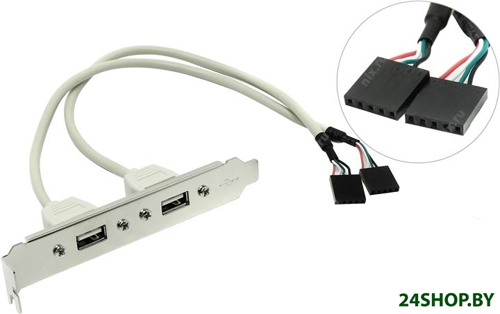 Планка портов USB 0.25 метра Espada BRCT-2PrtUSB2 Планка портов USB 0.25 метра Espada BRCT-2PrtUSB2