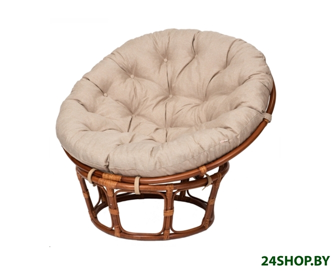 Кресло садовое Мир Ротанга Papasan 23/01 (коньяк) Кресло садовое Мир Ротанга Papasan 23/01 (коньяк)