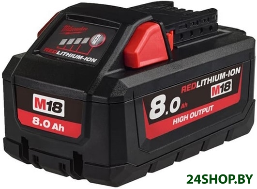 Аккумулятор Milwaukee M18 HB8 4932471070 (18В/8 Ah) Аккумулятор Milwaukee M18 HB8 4932471070 (18В/8 Ah)