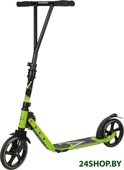 Двухколесный подростковый самокат Hudora Big Wheel Generation V 205 14113 (зеленый) Двухколесный подростковый самокат Hudora Big Wheel Generation V 205 14113 (зеленый)