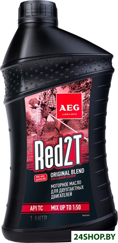 Моторное масло AEG Lubricants Universal 2T Motor Oil API TC 1л Моторное масло AEG Lubricants Universal 2T Motor Oil API TC 1л