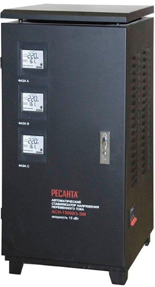 Стабилизатор РЕСАНТА АСН-15000/3-ЭМ (63/4/5) Стабилизатор РЕСАНТА АСН-15000/3-ЭМ (63/4/5)
