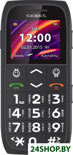 Мобильный телефон TeXet TM-118 (черный) Мобильный телефон TeXet TM-118 (черный)