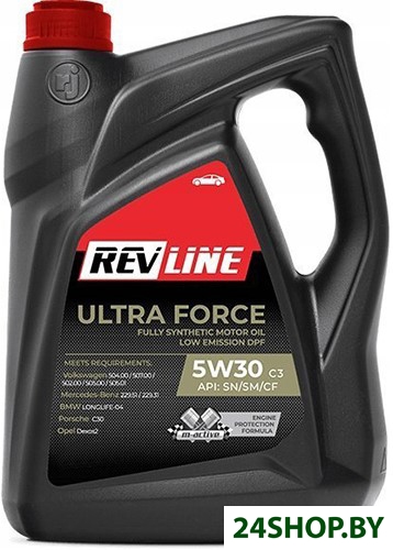 Моторное масло Revline Ultra Force C3 5W-30 5л Моторное масло Revline Ultra Force C3 5W-30 5л
