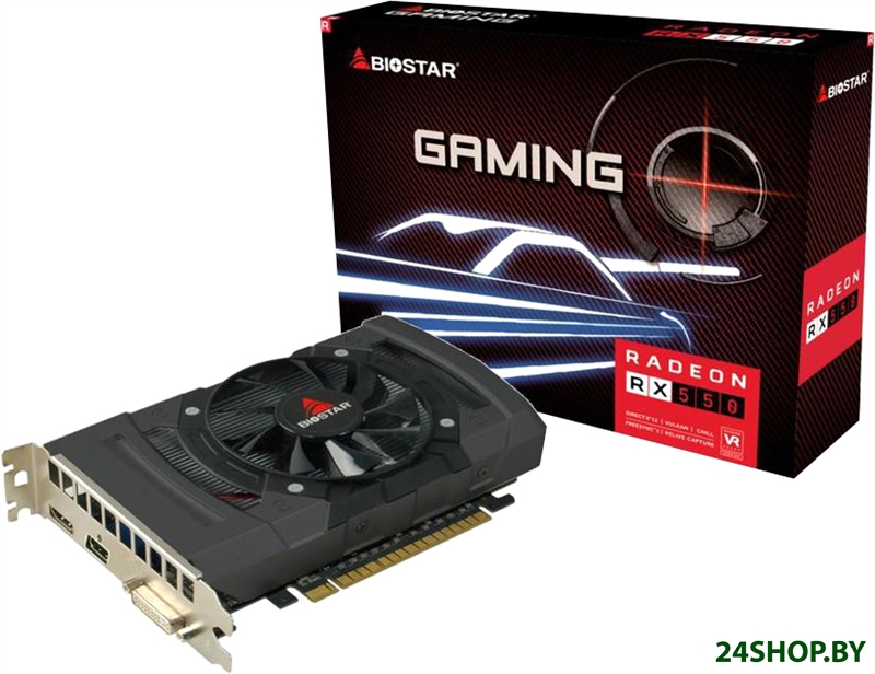 Видеокарта BIOSTAR Radeon RX 550 2GB GDDR5 VA5505RF21 Видеокарта BIOSTAR Radeon RX 550 2GB GDDR5 VA5505RF21
