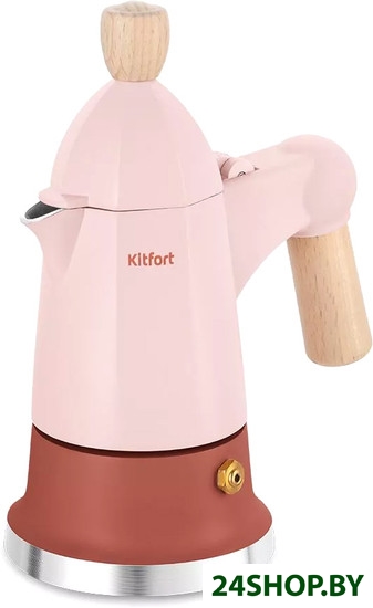 Гейзерная кофеварка Kitfort KT-7152-1 Гейзерная кофеварка Kitfort KT-7152-1