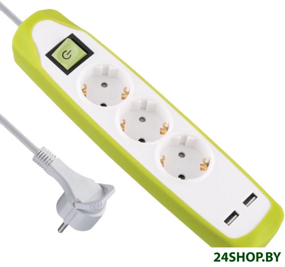 Удлинитель Electraline 62155 2 м Удлинитель Electraline 62155 2 м