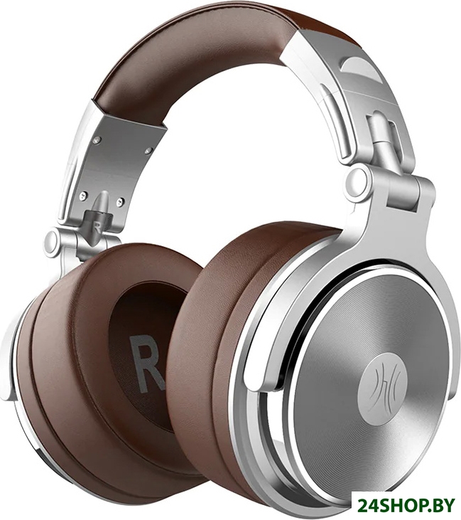 Наушники OneOdio Studio Pro 30 (серебристый/коричневый) Наушники OneOdio Studio Pro 30 (серебристый/коричневый)