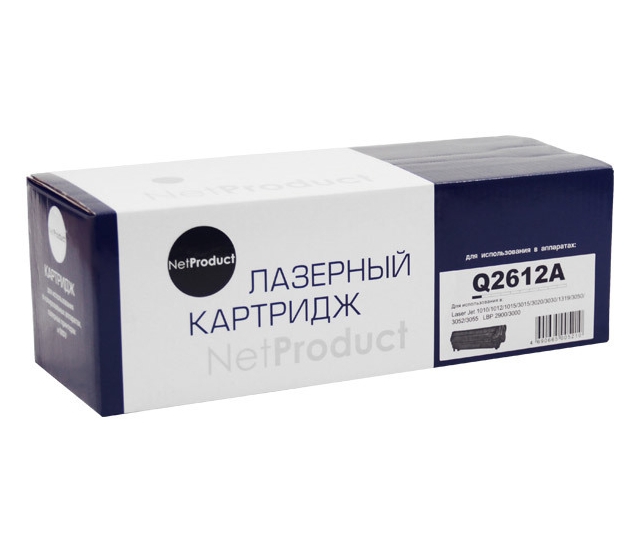 Картридж для принтера NetProduct N-Q2612A Картридж для принтера NetProduct N-Q2612A