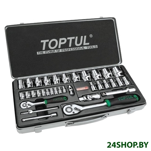 Набор торцевых головок Toptul GCAD3402 34 предмета Набор торцевых головок Toptul GCAD3402 34 предмета