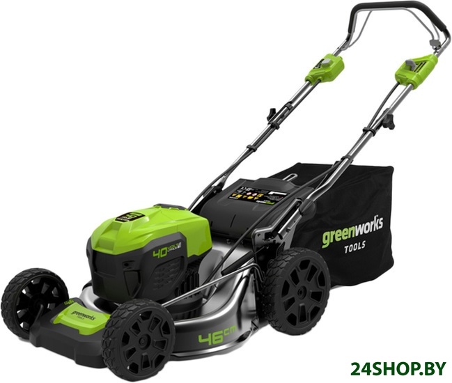 Газонокосилка Greenworks GD40LM46SP 2506807UB (с 1-им АКБ 4 Ah) Газонокосилка Greenworks GD40LM46SP 2506807UB (с 1-им АКБ 4 Ah)