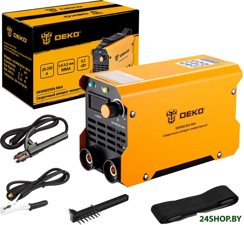 Сварочный инвертор Deko DKWM250A Mini 080-3000 Сварочный инвертор Deko DKWM250A Mini 080-3000