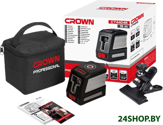 Лазерный нивелир Crown CT44046 Лазерный нивелир Crown CT44046