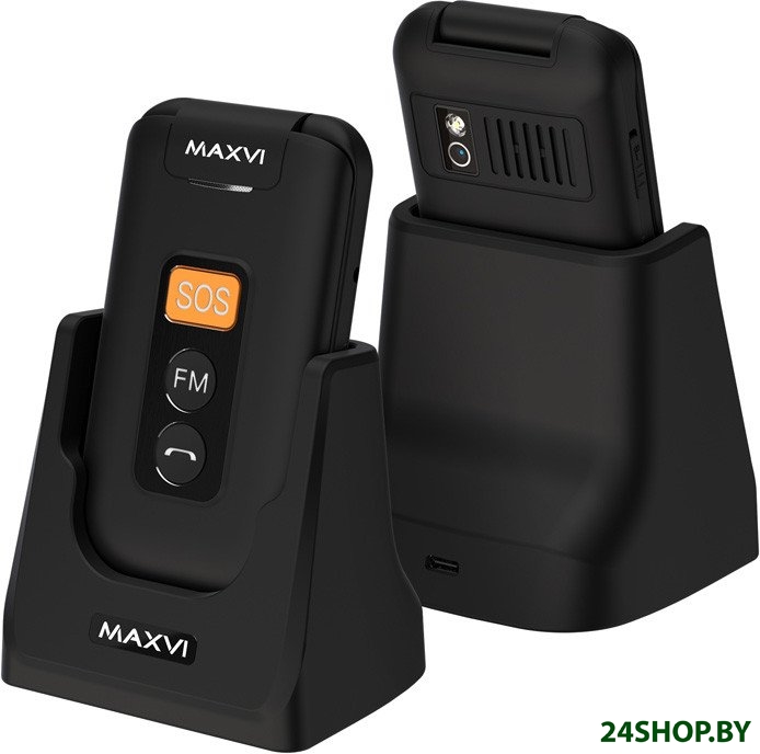 Кнопочный телефон Maxvi E5 up (черный) Кнопочный телефон Maxvi E5 up (черный)