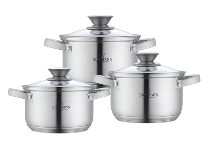 Набор кастрюль BOHMANN BH-0516 Набор кастрюль BOHMANN BH-0516