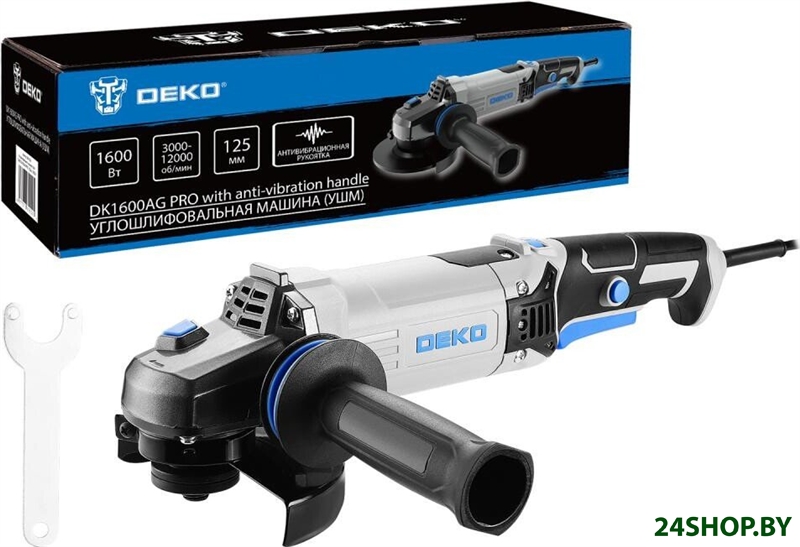 Угловая шлифмашина Deko DK1600AG PRO 086-1005 Угловая шлифмашина Deko DK1600AG PRO 086-1005