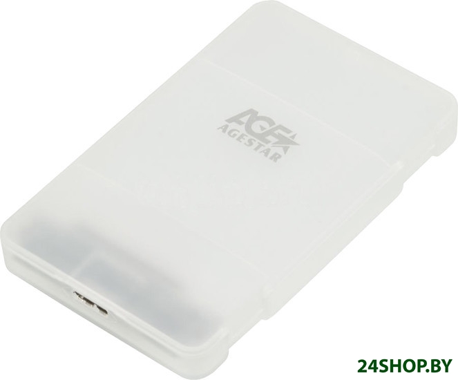 Внешний корпус для HDD AGESTAR 31UBCP3 белый Внешний корпус для HDD AGESTAR 31UBCP3 белый