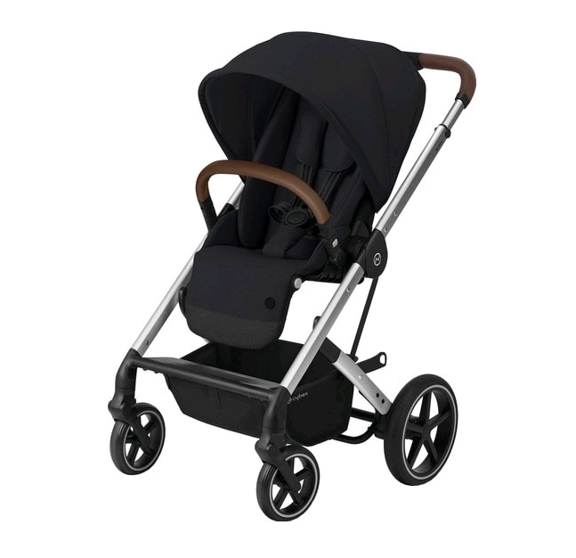 Детская прогулочная коляска Cybex Balios S Lux (Deep Black/Silver Frame) Детская прогулочная коляска Cybex Balios S Lux (Deep Black/Silver Frame)