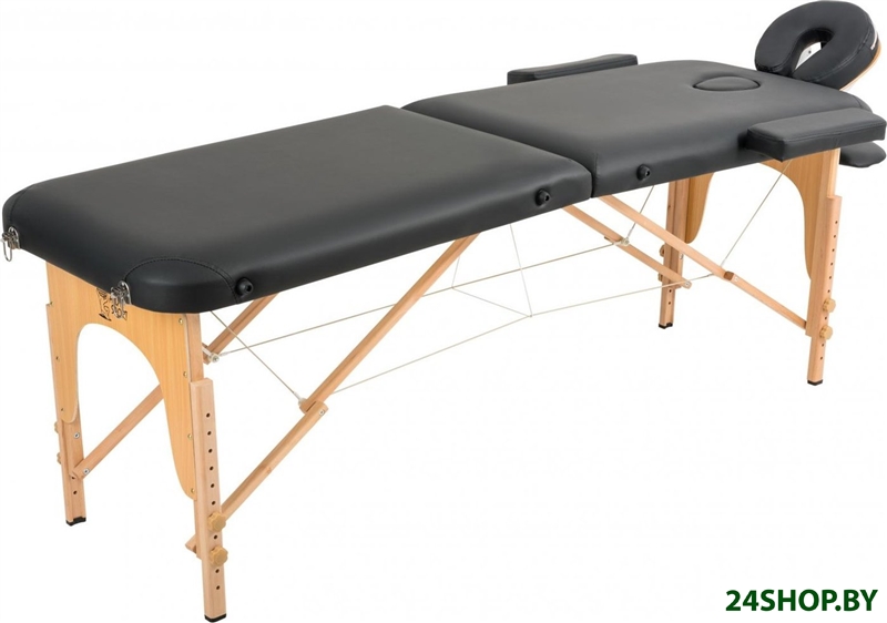 Массажный стол Atlas Sport складной 2-с 60 см деревянный (черный) Массажный стол Atlas Sport складной 2-с 60 см деревянный (черный)