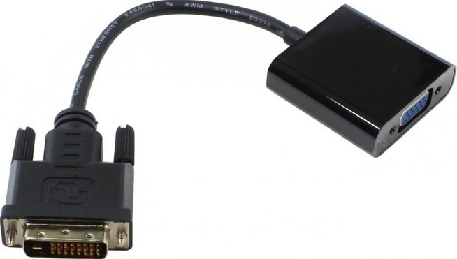 Кабель-адаптер DVI-D 25M - VGA 15F Кабель-адаптер DVI-D 25M - VGA 15F
