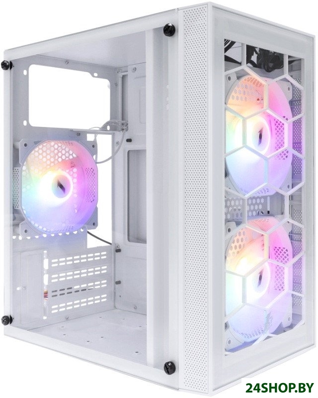 Корпус 1stPlayer FireBase X1-WH-3F1-W Корпус 1stPlayer FireBase X1-WH-3F1-W