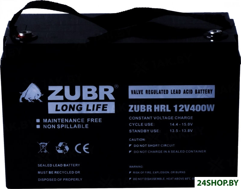 Аккумулятор для ИБП Zubr HRL 12-400W 12V 110Ah Аккумулятор для ИБП Zubr HRL 12-400W 12V 110Ah