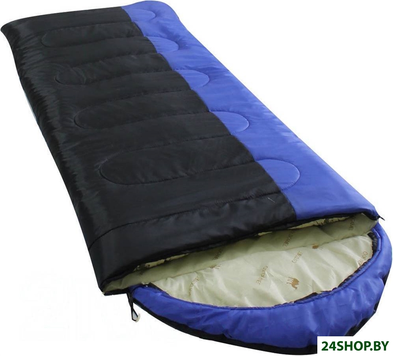 Спальный мешок BalMax Аляска Camping Plus Series -5 (правая молния, синий/черный) Спальный мешок BalMax Аляска Camping Plus Series -5 (правая молния, синий/черный)