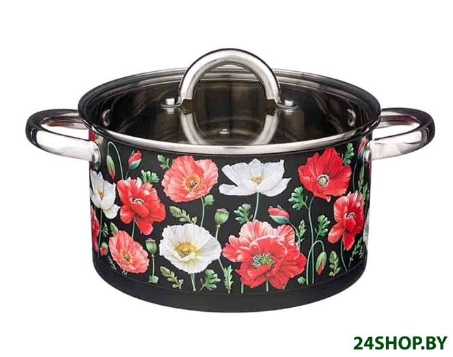 Кастрюля Agness Маки 916-308 Кастрюля Agness Маки 916-308