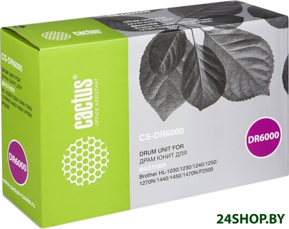 Блок фотобарабана CACTUS CS-DR6000 (аналог Brother DR-6000) Блок фотобарабана CACTUS CS-DR6000 (аналог Brother DR-6000)