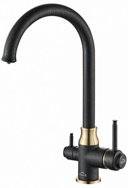 Смеситель ZorG Steel Hammer SH 763 (черный/бронзовый) Смеситель ZorG Steel Hammer SH 763 (черный/бронзовый)