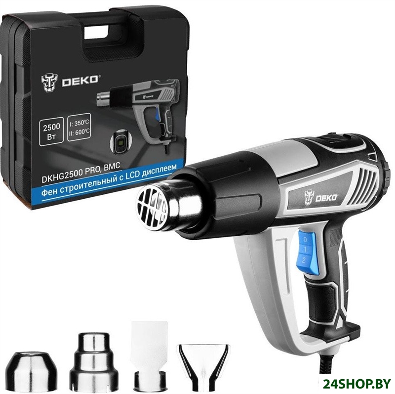 Промышленный фен Deko DKHG2500 PRO 085-1078 (кейс) Промышленный фен Deko DKHG2500 PRO 085-1078 (кейс)
