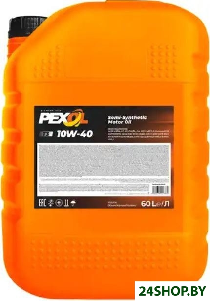 Моторное масло Pexol T3 10W-40 A3/B4 E7 CI-4 60л Моторное масло Pexol T3 10W-40 A3/B4 E7 CI-4 60л