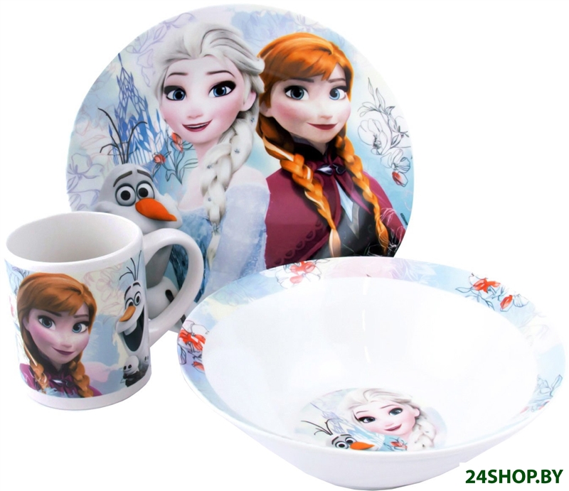 Столовый сервиз Stor Холодное сердце цветы 95537 Столовый сервиз Stor Холодное сердце цветы 95537
